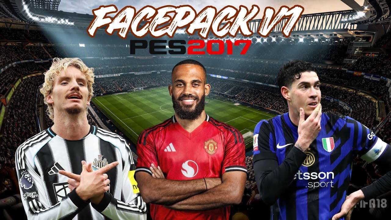MINI FACEPACK V1 FOR PES 2017 (COMPATIBLE ALL PATCH)