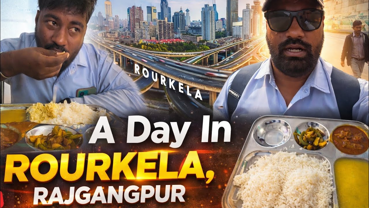 Steel City Rourkela 🔥Real roads, local food & raw life vibes —A Day in Rourkela & Rajgangpur | 