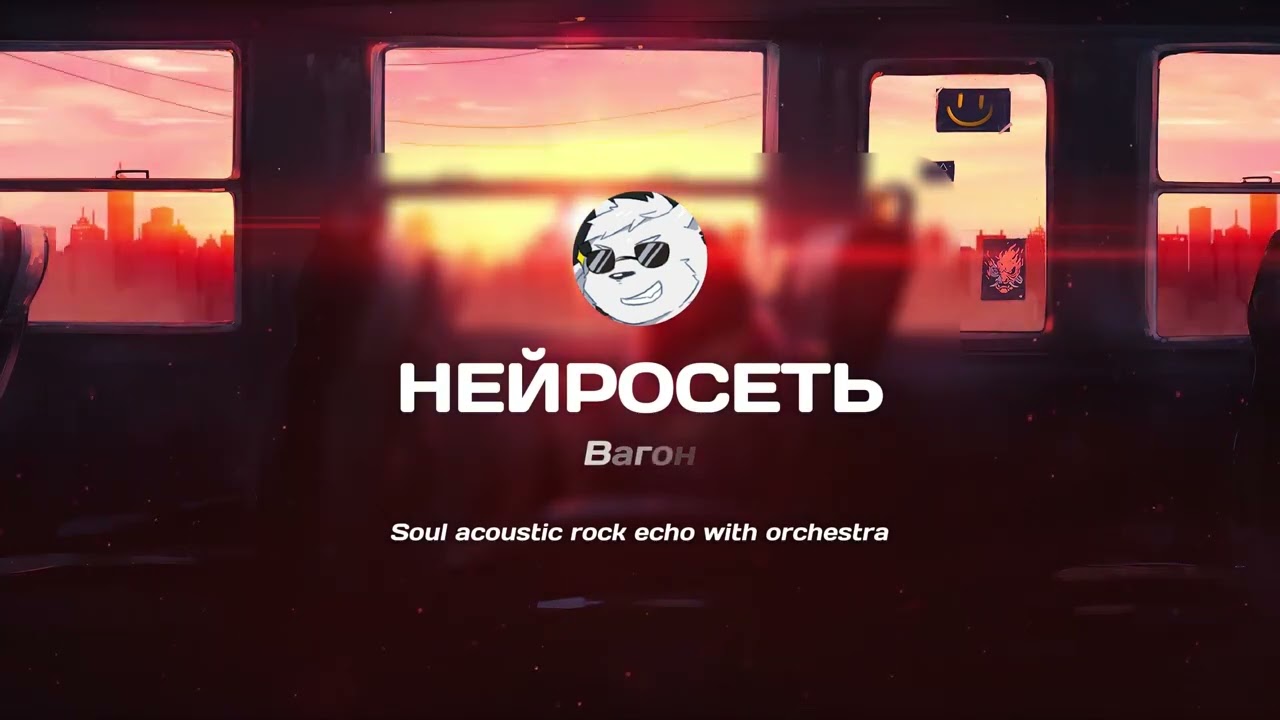Нейросеть - Вагон | Soul acoustic rock echo with orchestra | 2024 