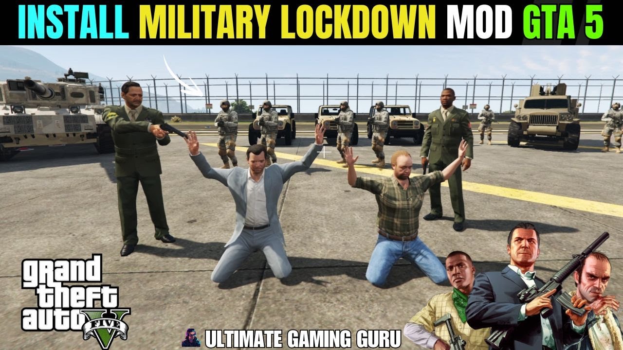 How to Create a Military Lockdown Story in GTA 5 | Lockdown Mod Tutorial 2024