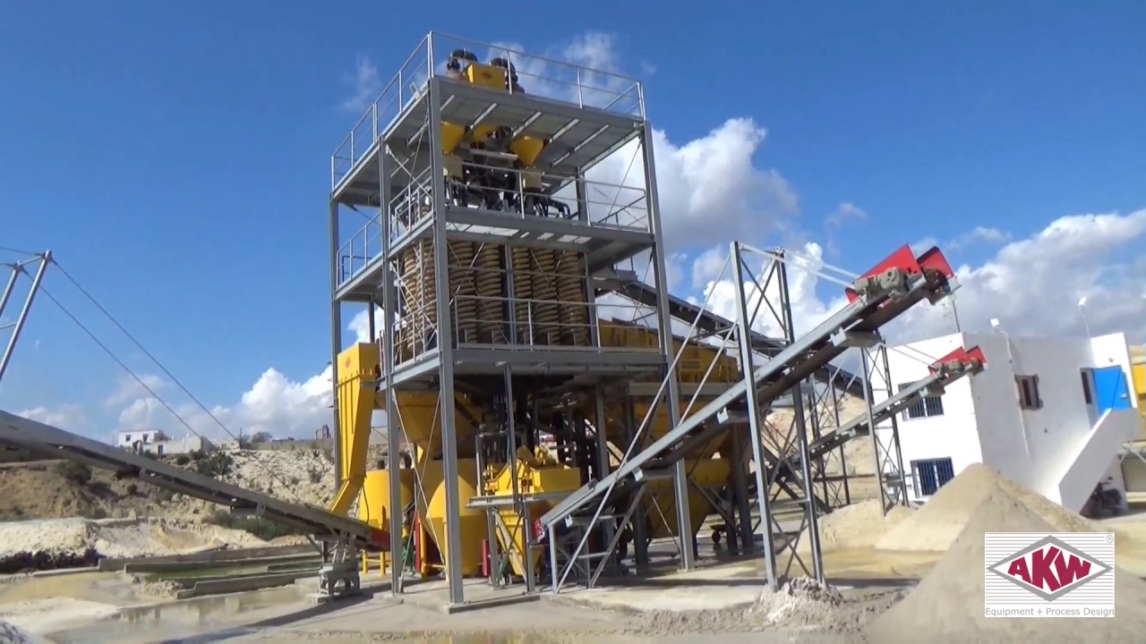 AKW Equipment + Process Design – Specialty Silica Sand Processing Plant – Tunisia
