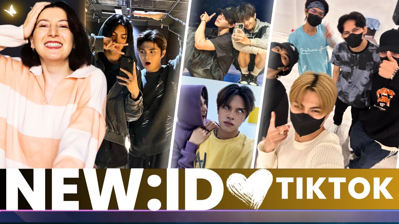 New:ID TikTok Update Reaction (Part 1)🌂Wilson, Macky, L, Thad, & Jom @newid.official