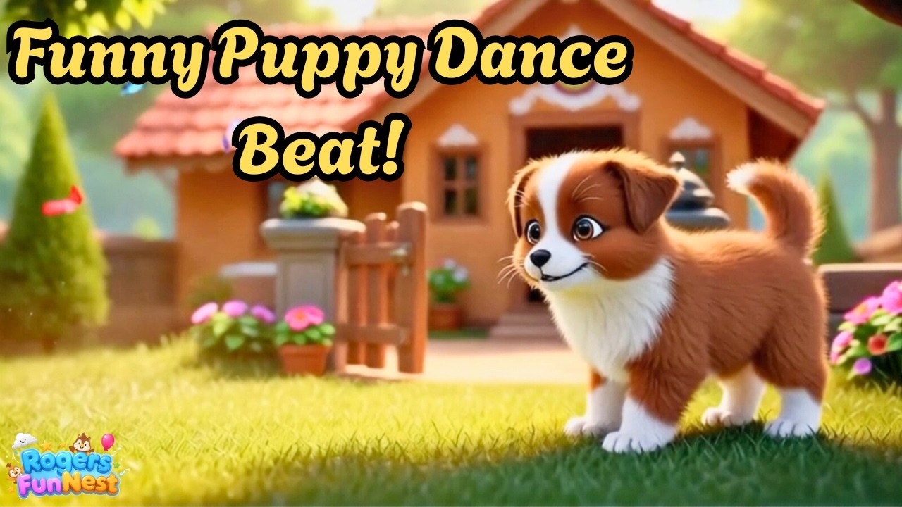 English Kids Song | Funny Puppy Dance| 