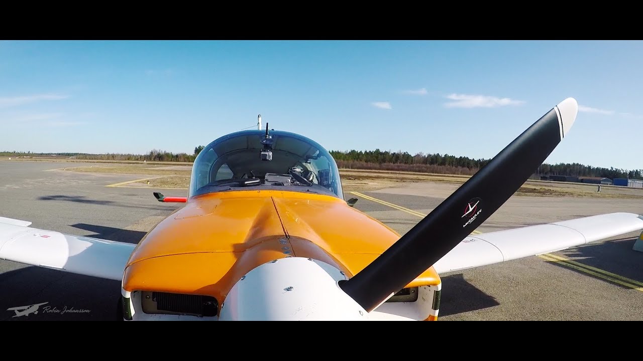 Ferry Flying - Grumman American AA5 - Gothenburg to Vilnius, Lithuania