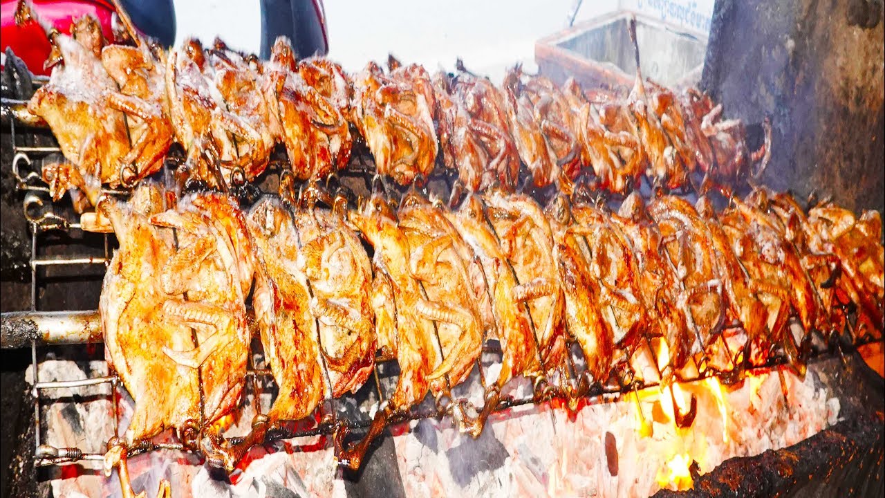 Phnom Penh Street Food, Tasting Camko City Beijing Grilled Ducks