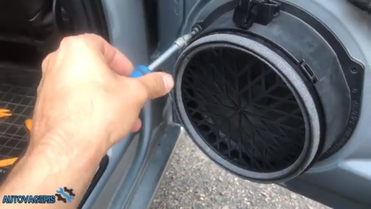 Audi A4 B8 How To Replace Rear Door Speaker & How To Test It By VCDS