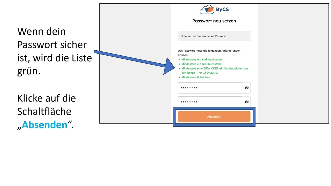 ByCS Erstanmeldung Schüler