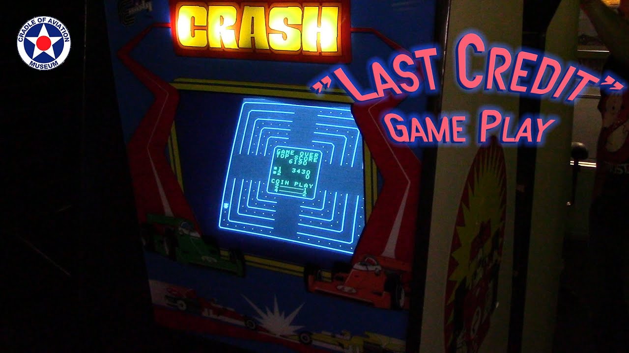 Last Credit  - Crash by Exidy @ Cradle of Aviation Arcade Age Exhibit