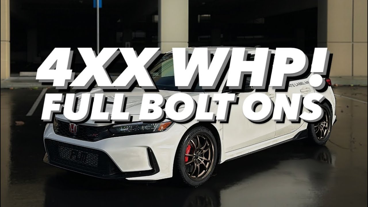 Я ДОБАВИЛ ЗНАЧИТЕЛЬНО МОЩНОСТИ СВОЕМУ HONDA CIVIC TYPE-R 2024 ГОДА, *УЛУЧШЕННЫЙ ТУРБОНАДДУВ STAGE...