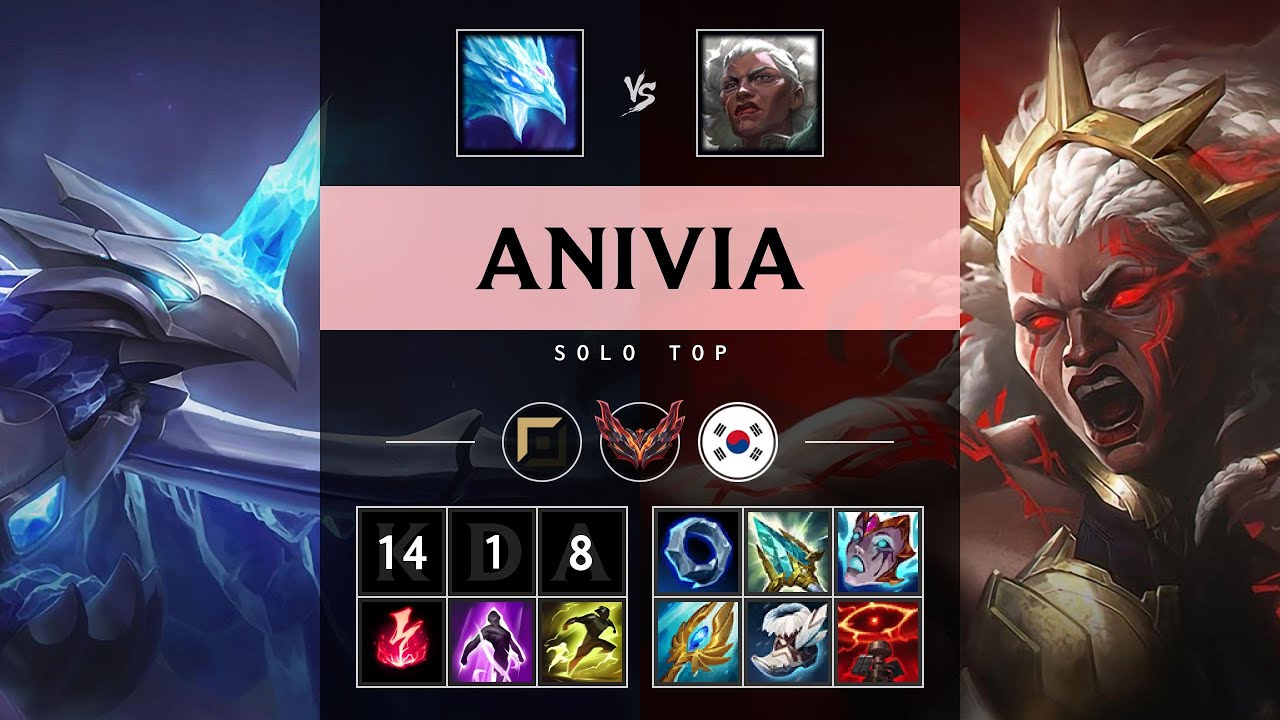 Anivia Top vs Ambessa - KR Grandmaster Patch 25.21