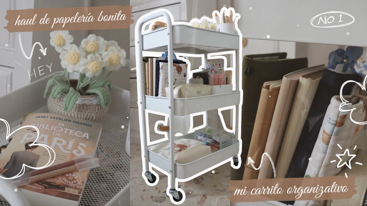 HAUL PAPELERÍA BONITA | Así organizo mi carrito con productos de Temu ✨