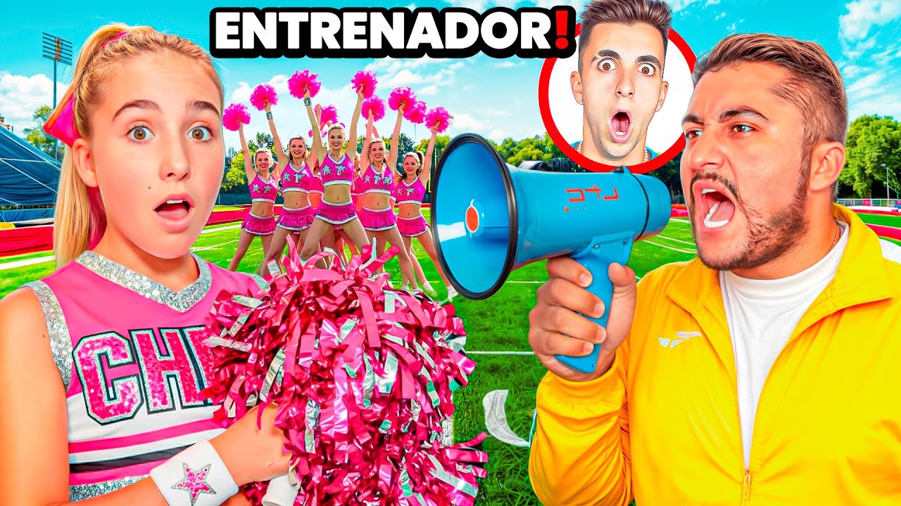 SORPRENDO A MI HERMANA CON UN ENTRENADOR DE ANIMADORAS PROFESIONAL…*supera sus miedos!*