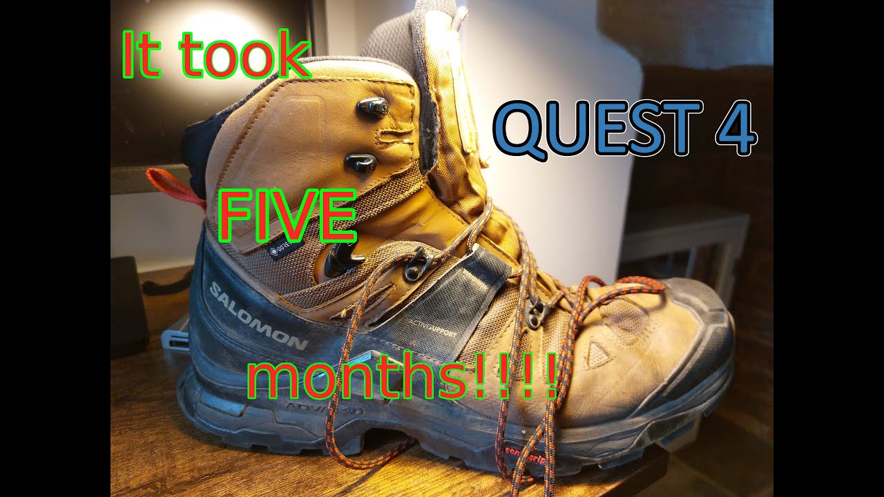 Salomon Quest 4 GTX - months later