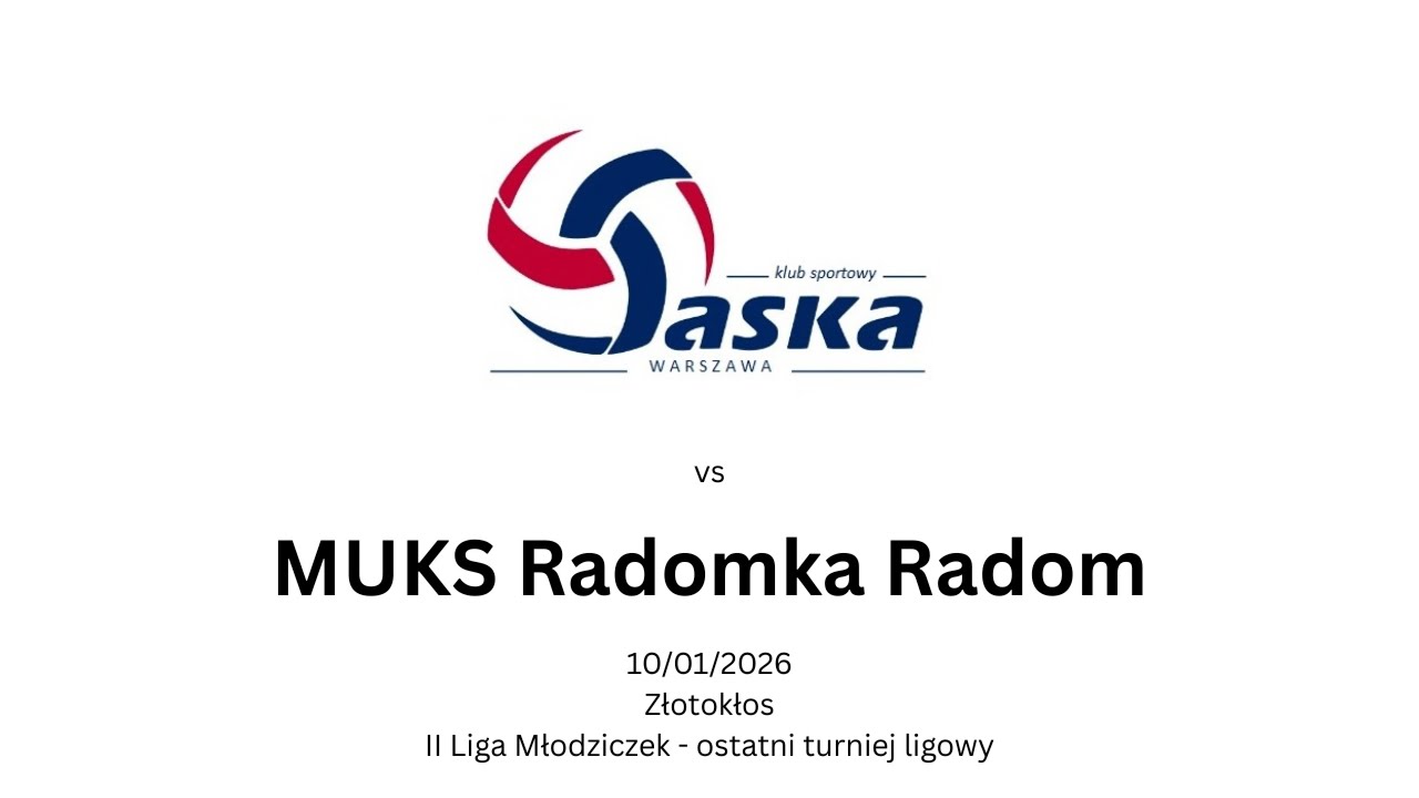 10/01/2026 Saska Warszawa - Radomka Radom
