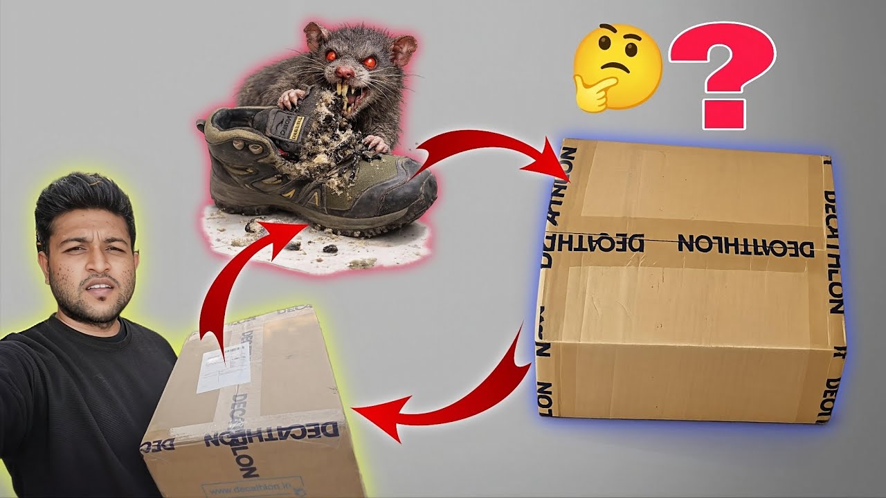 चूहे ने जूता काट दिया 😭 | New MH100 Trekking Shoes