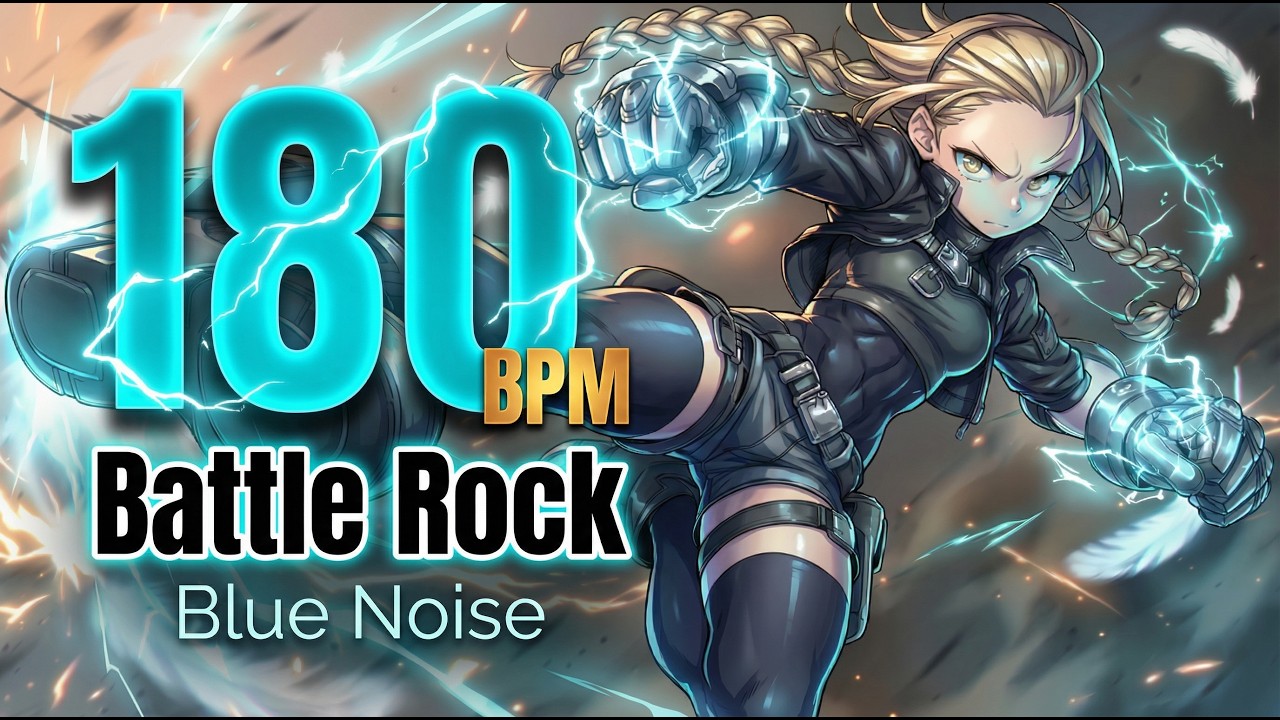 Work Background Music — Blue Noise | 180BPM Battle Rock