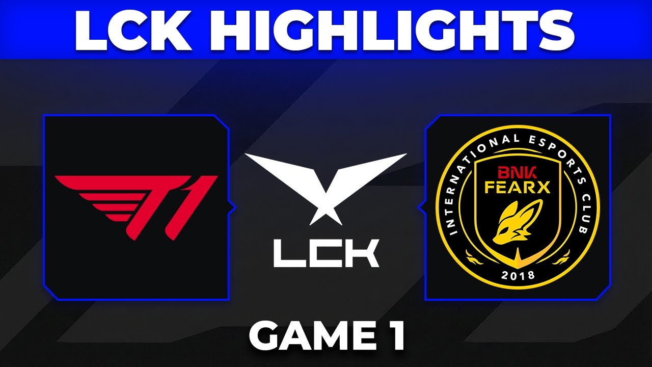 T1 vs BFX Highlights Game 1 | LCK Cup 2026 | T1 vs BNK FEARX by Onivia