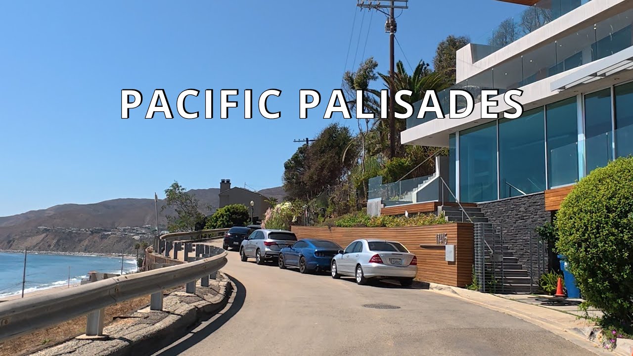 Driving Bel Air, Brentwood, Pacific Palisades, Los Angeles, CA