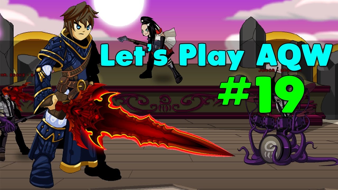 Let's Play AQW #19 -  Defeating Chaos Lord Discordia and Kimberly