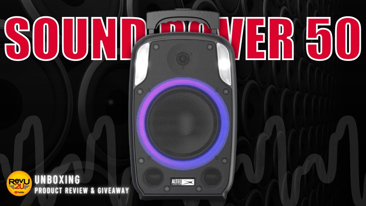 The Altec Lansing SoundRover 50 Wireless Bluetooth Speaker 🔊 Review!