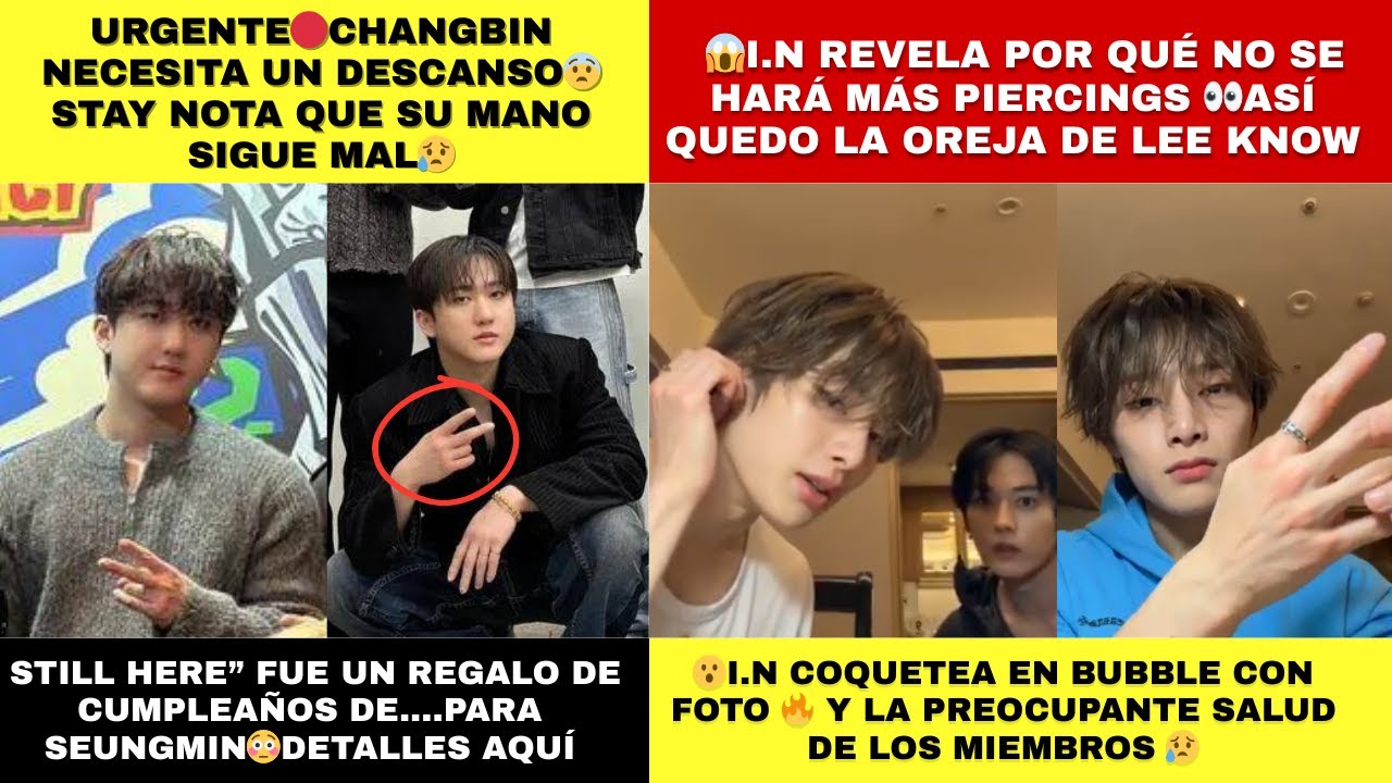 ÚLTIMA😥CHANGBIN NECESITA UN DESCANSO URGENTE?😨STAY NOTA ESTO EN SU MANO😕RESUMEN DEL LIVE DE I.N👀