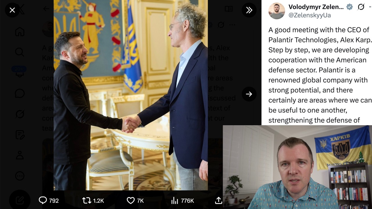 Palantir CEO Partners with Ukraine on Drones