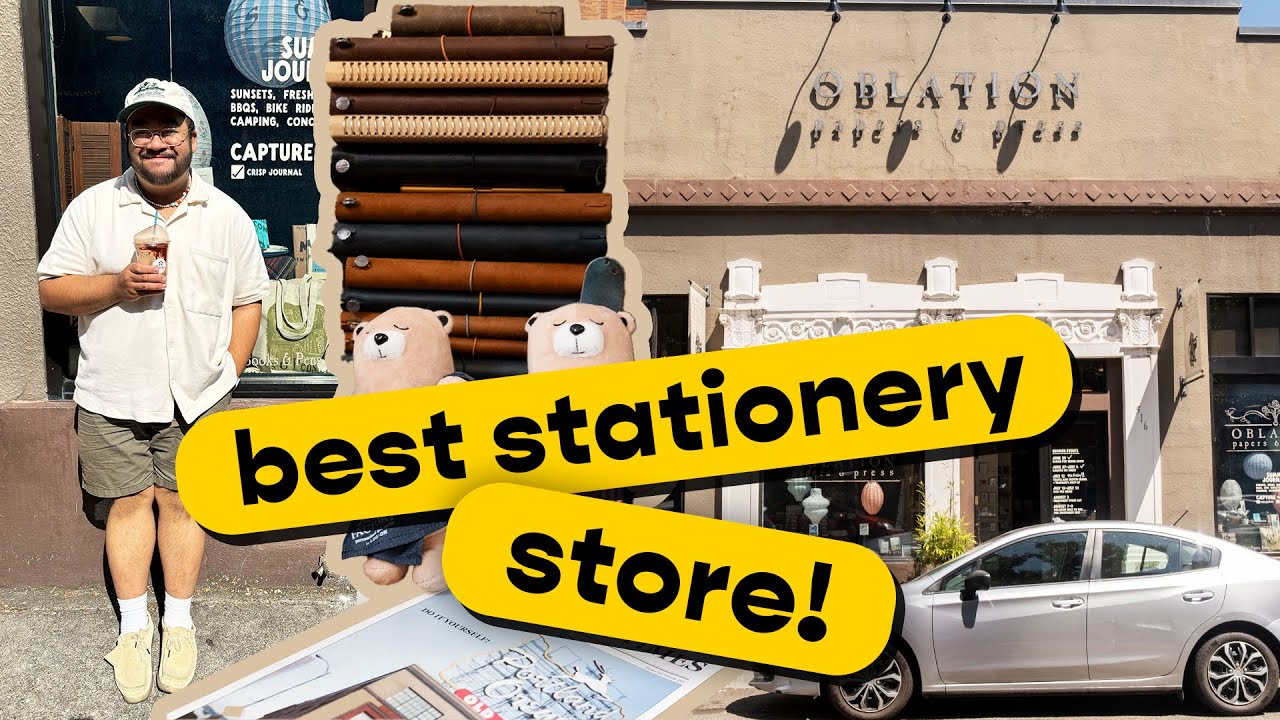 Stationery Vlog: Oblation Papers Tour & TRC USA Event 📚 JOBSJOURNAL