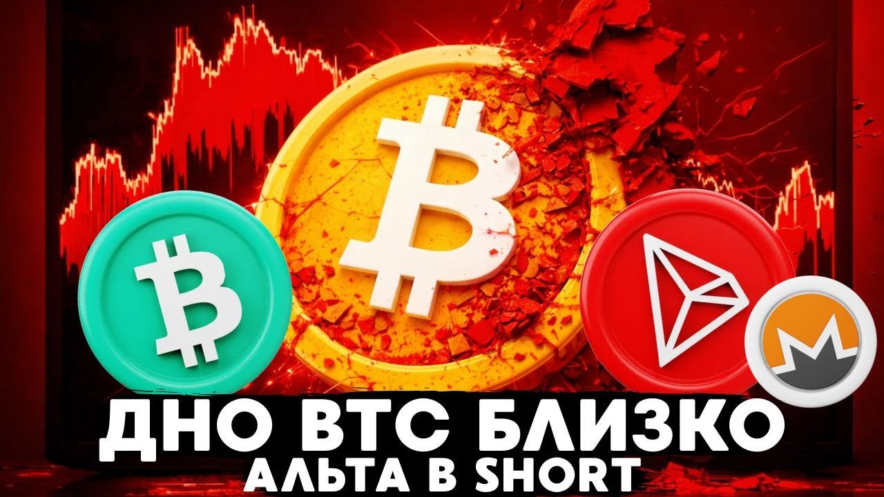 ДНО ЦЕНЫ БИТКОИНА, ПОЗИЦИИ В SHORT ПО АЛЬТКОИНАМ И ФОНДЕ!