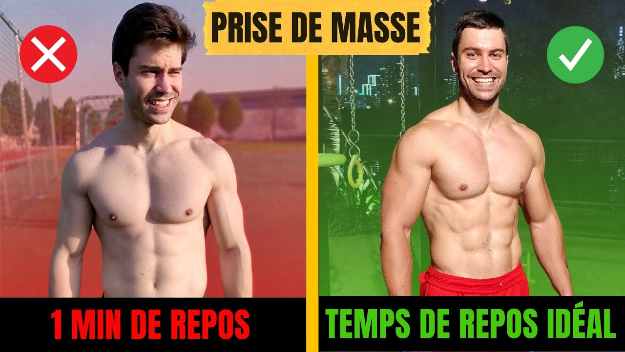 Quel est le TEMPS DE REPOS IDÉAL entre les séries POUR SE MUSCLER ?!