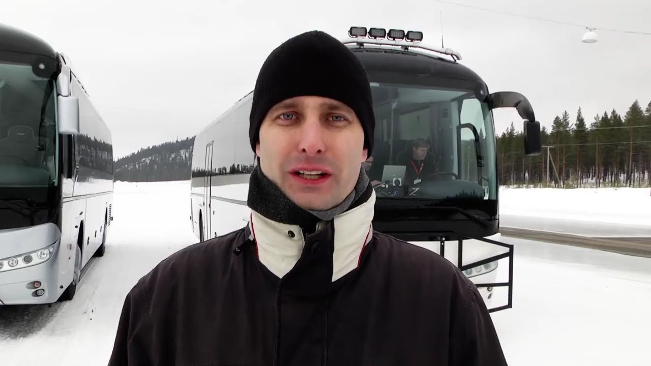 MAN Bus und Neoplan - Wintertest in Arjeplog