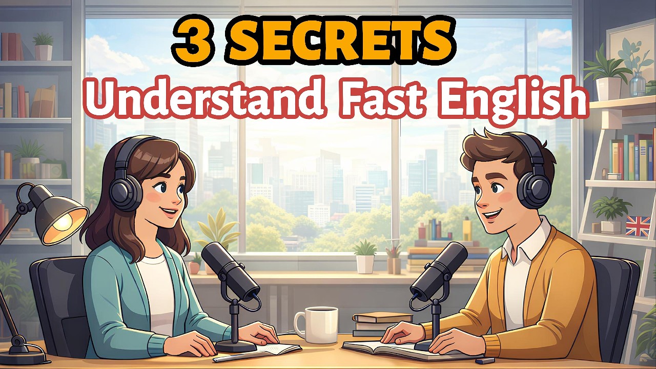3 Secrets To Understanding Fast English | Learn English By Listening [B1-B2 ]