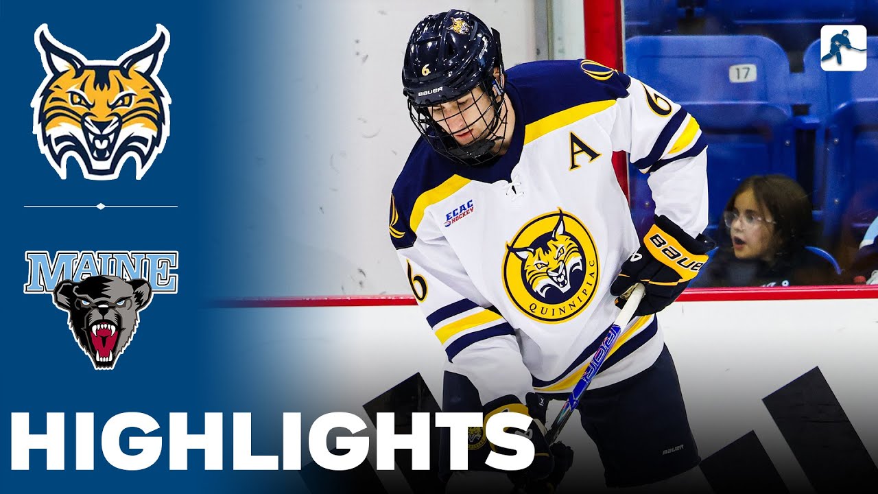Quinnipiac vs Maine | NCAA College Hockey | Highlights - October 18, 2025