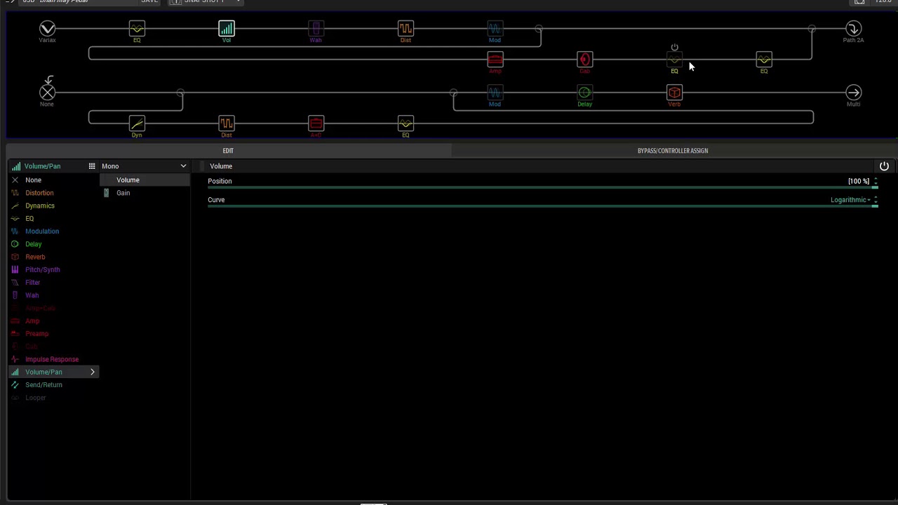 Line 6 Helix Variax Brian May Queen Pedal Board Tone Tutorial