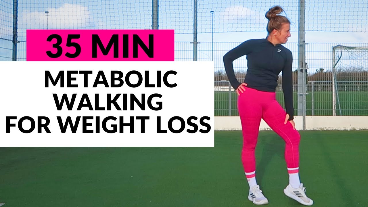 35 MIN WALKING METABOLIC EXERCISES FOR WEIGHT LOSS- No Jumping - Standing |-Walk at Home
