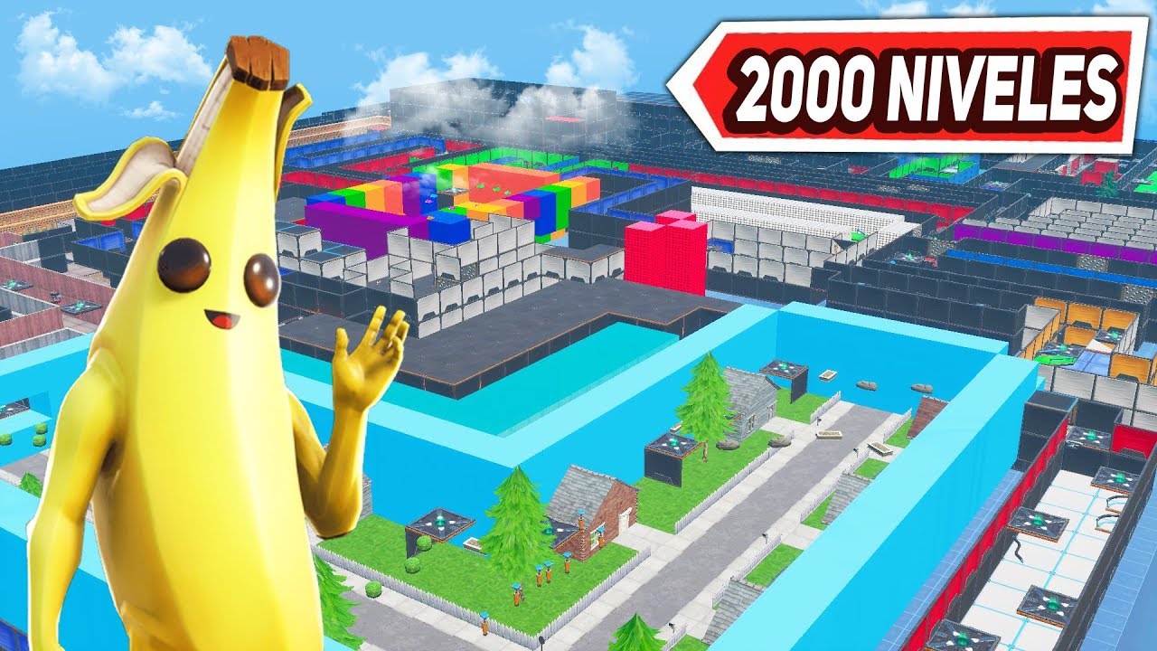 🔴 PARKOUR FORTNITE *2000 NIVELES* (PARTE 1 EN DIRECTO)