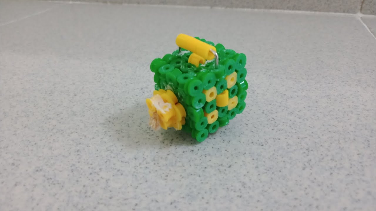 Perler bead fidget cube