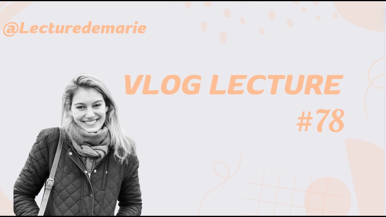 Vlog Lecture #78 - Update lecture / Bookclub / Giga book haul