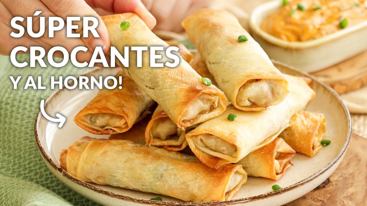 ROLLITOS PRIMAVERA con Masa Casera y al Horno - CUKit!