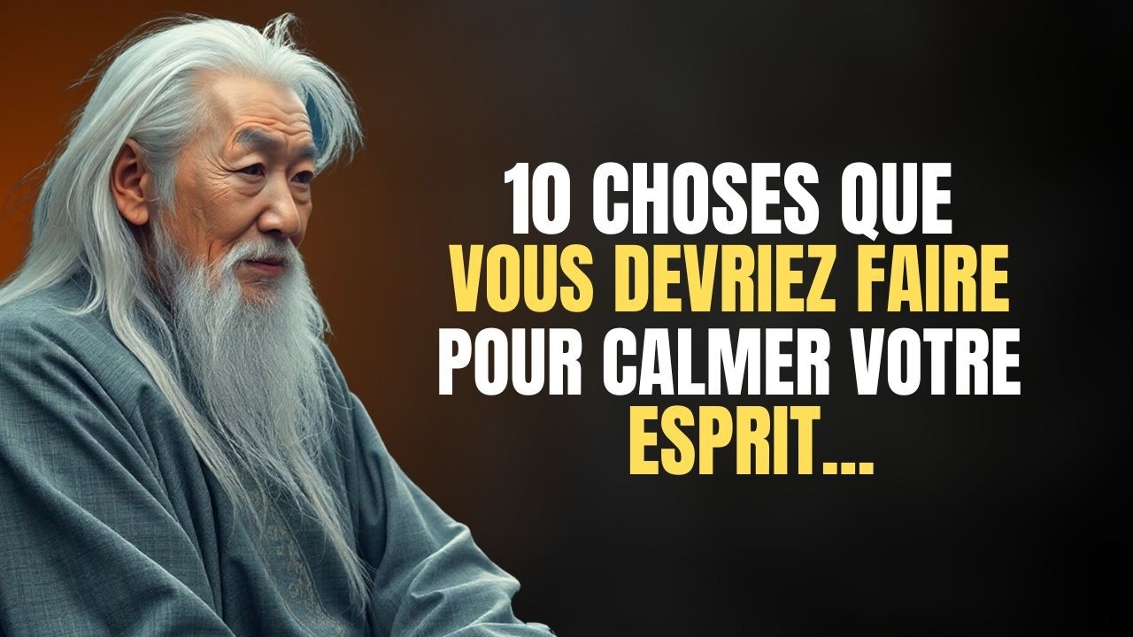 10 CHOSES À FAIRE POUR CALMER TON ESPRIT STOÏCISME