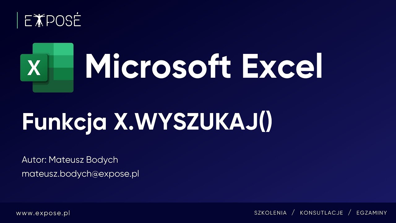 [Excel] Funkcja X.WYSZUKAJ