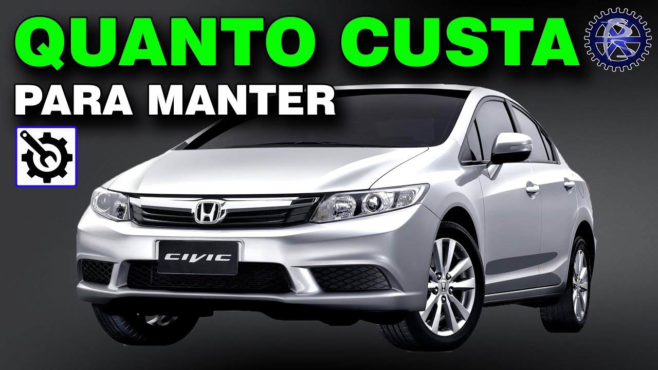 HONDA CIVIC 2012 LXL 1.8 manual [G9] | QUANTO CUSTA para manter