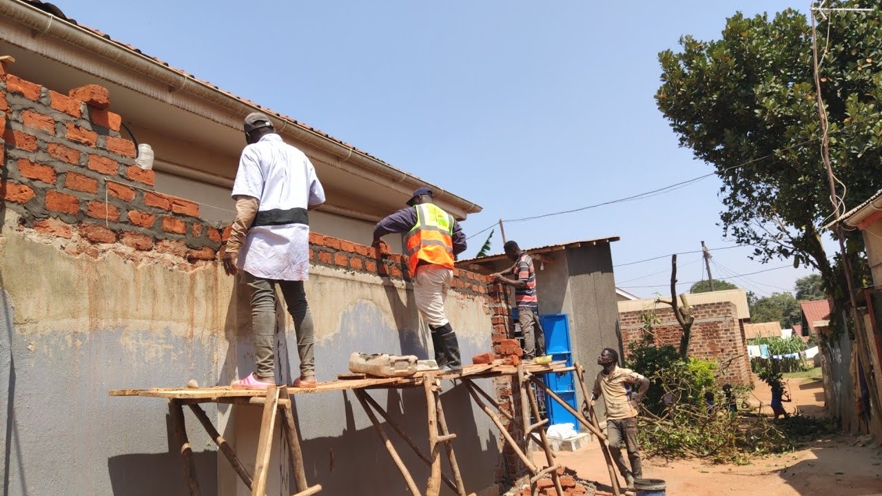ON 50*41ft #plot Avoid this if you can when building fencing, boundary or Perimeter walls in Uganda 