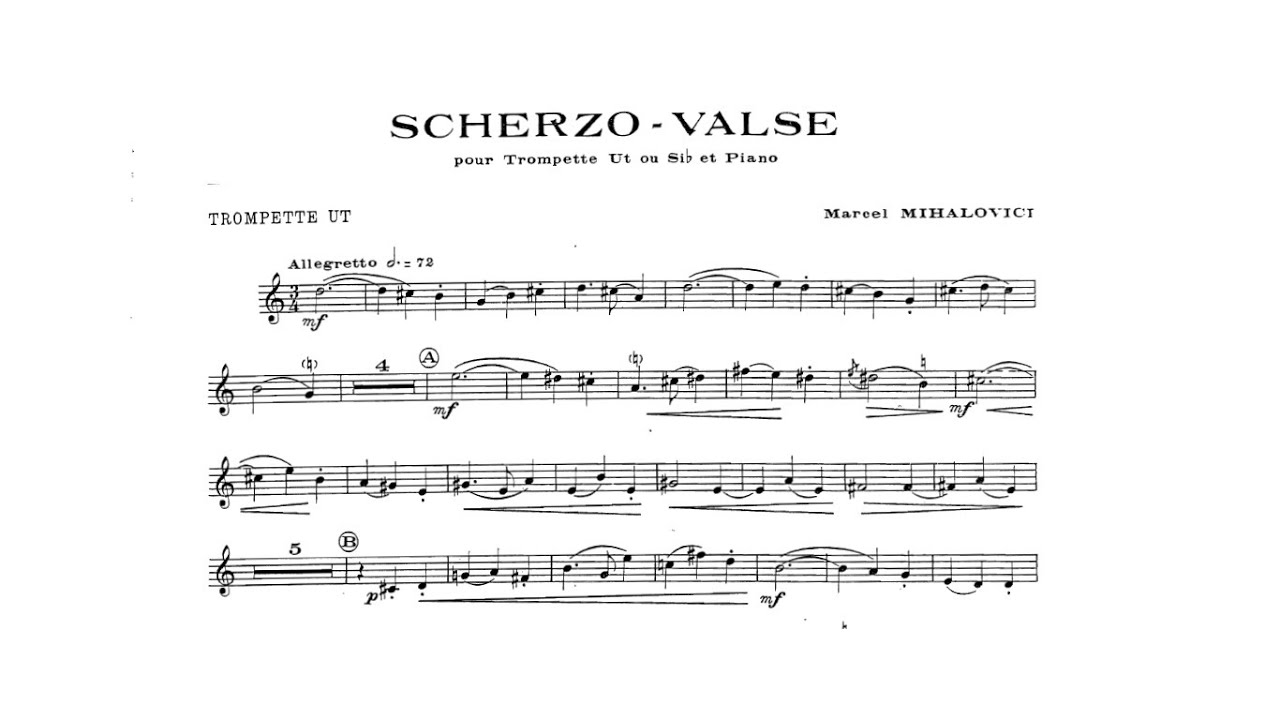 Marcel Mihalovici: Scherzo-Valse (Allan Cox, trumpet)
