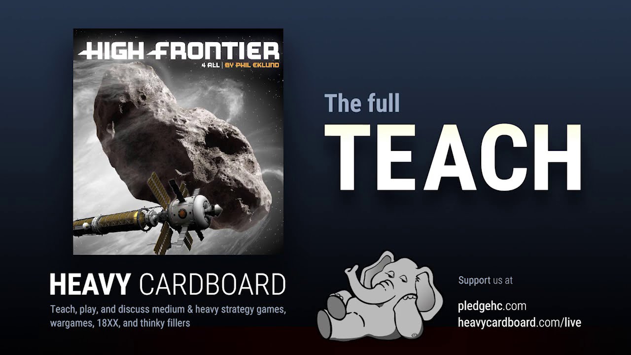 How to Play only - High Frontier How to Play by Heavy Cardboard