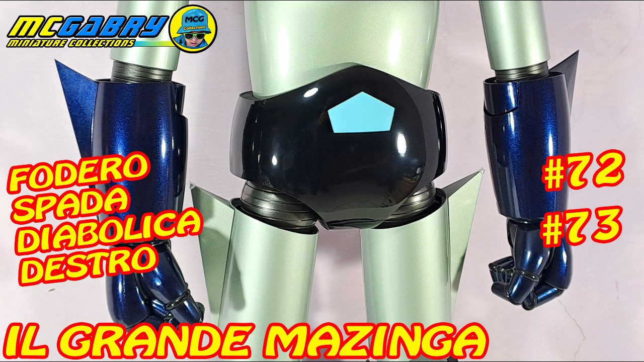 GRANDE MAZINGA HACHETTE N.72 E 73 FODERO DELLA SPADA DIABOLICA DESTRO - MODELLISMO EDICOLA