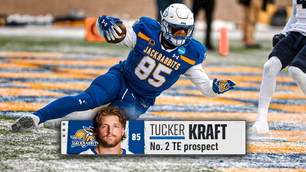 Tucker Kraft FCS football highlights at South Dakota State (National Champs)