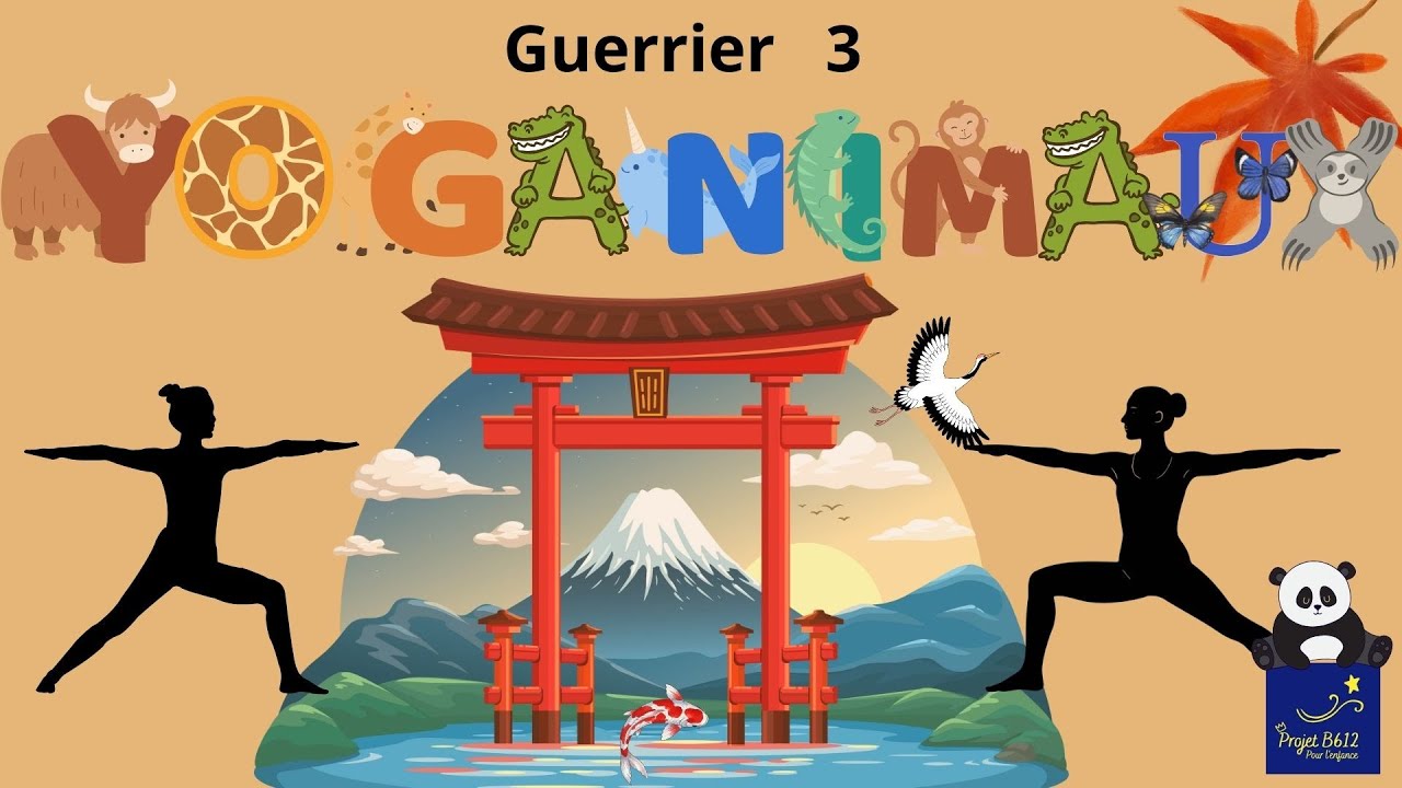 Yoga pour enfants - Yoganimaux - Guerrier 2