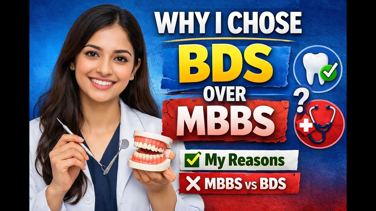 Why She Chose BDS Over MBBS | Honest Career Decision