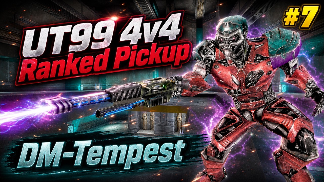 UT99 | 4v4 Ranked Pickup | DM-Tempest | POV: znatch | 25/12/29 | #7