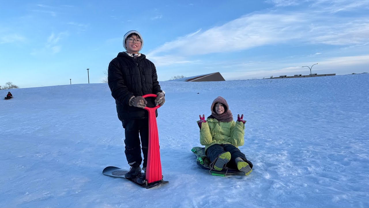 Toboggan sa likod bahay 